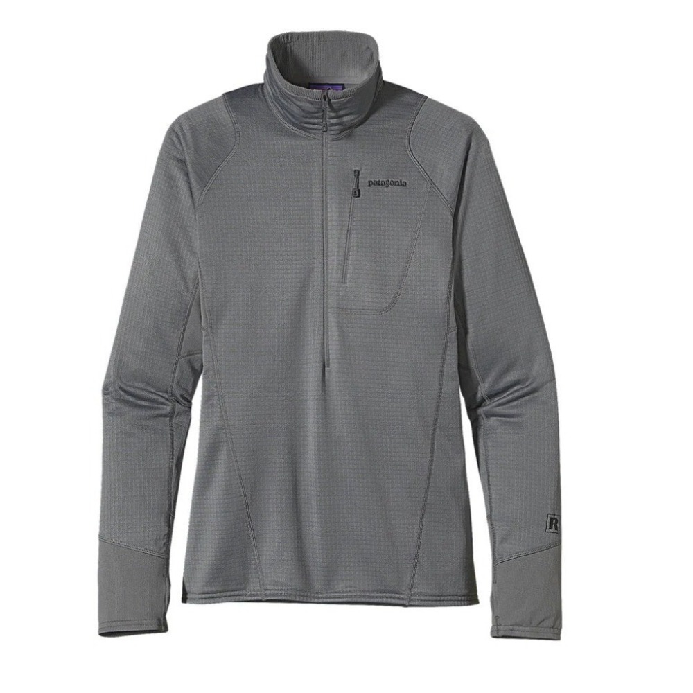 PATAGONIA - Pullover R1 POLARTEC Lightweight Active Sweater Lg Jacket Dark Grey